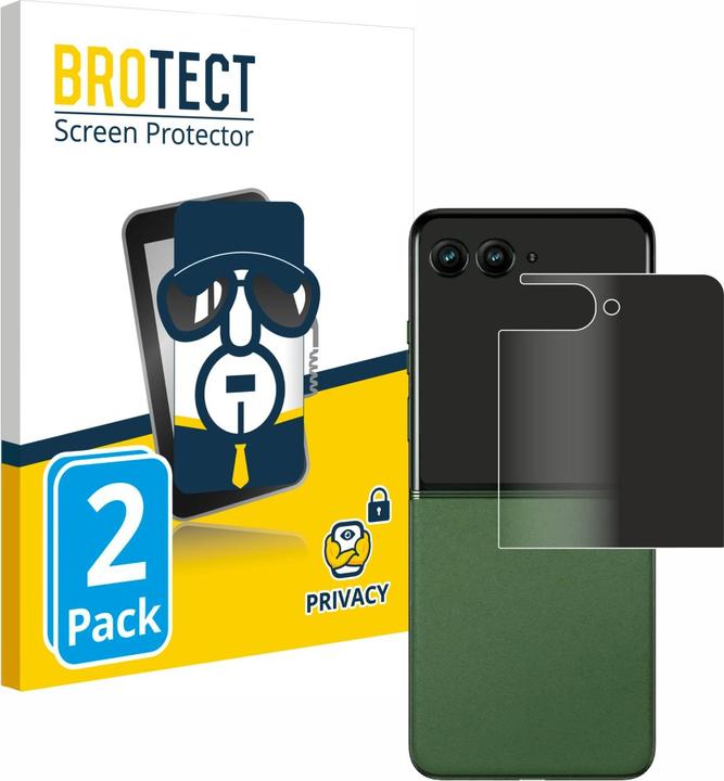 Actual product image BROTECT Anti-spy privacy film Blue light protection film (2 Piece, Motorola Razr i)
