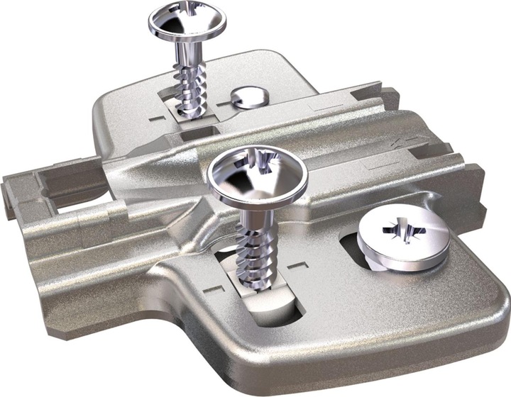 Hettich Cross-mounting plates Sensys/Intermat Direkt 8099, corner and centre (200 pcs.)