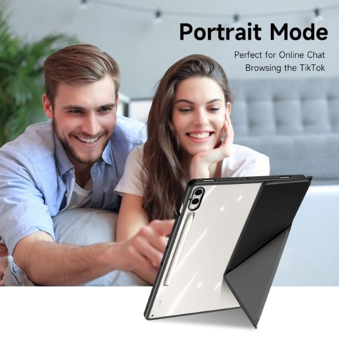 Actual product image Dux Ducis Magi Series Bookover (Galaxy Tab S9+, Galaxy Tab S9 FE+)