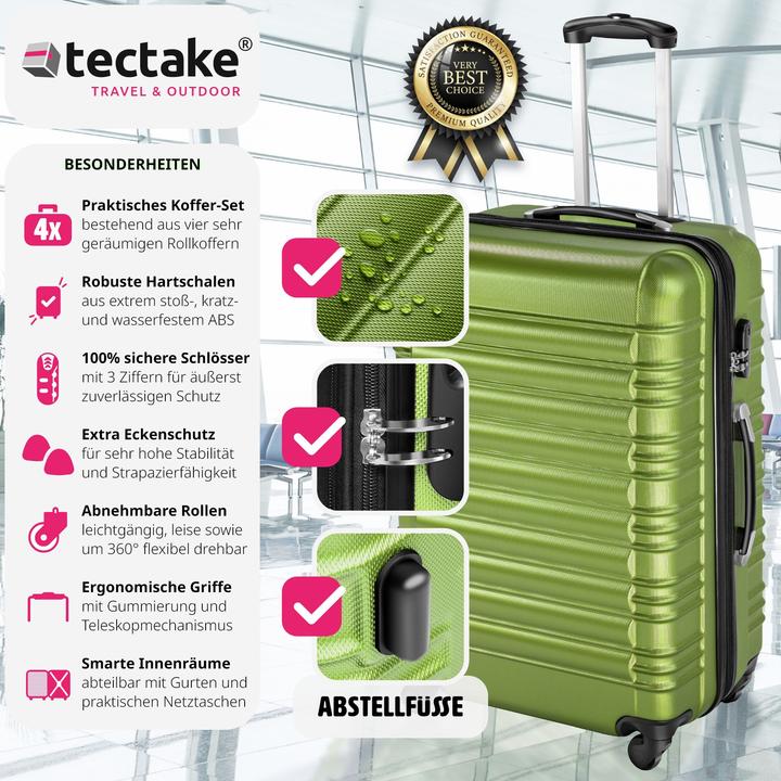 Actual product image tectake Hard case set (106 l)