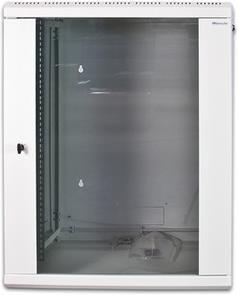 Produktbild Wirewin 19" einteiliger Wandschrank, grau (6 HE, 19 Zoll Rack)