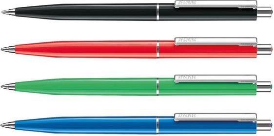 Produktbild Büroring Kugelschreiber, Schaft sortiert, Kunststoff, Mine M, blau, 50 Stück (Blau, 50x)