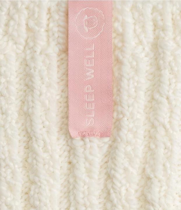 Image du produit Soxs Chaussettes blanches en laine pour femmes Sleep Well, Pink Label, chaussettes de lit, chaussettes (Une unité par pack, 37 - 41, 38 - 40)