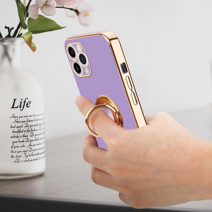 Produktbild Cadorabo Hülle für Apple iPhone 11 PRO MAX im TPU mit Kameraschutz und Ring LM089 Style (Apple iPhone 11 Pro Max)