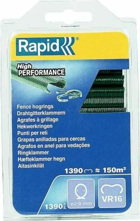Actual product image Rapid VR16 ring clips green 1,390 pieces