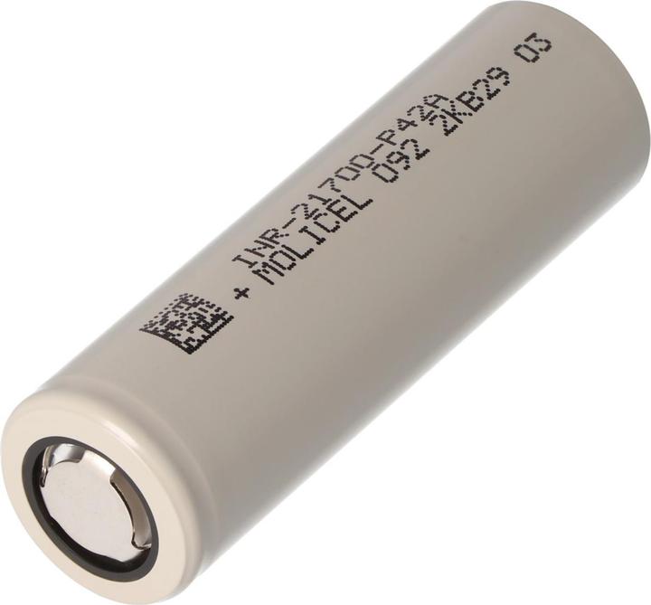 Immagine prodotto Molicel Batteria INR21700-P42A 45A, non protetta, piatta (4200 mAh)