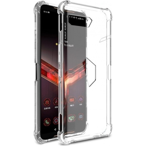 Screenguard Asus ROG Phone 3 Hülle Crystal Soft Airbag Bumper (Asus ROG Phone), Smartphone Hülle, Transparent