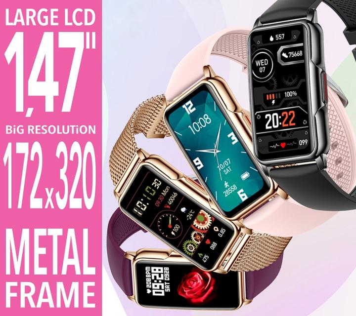 Produktbild DAMEN-SMARTWATCH RNCF04 – SPORTMODI, SCHLAFÜBERWACHUNG (sr050b)