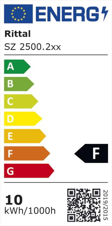 Energy Label Rittal SZ 2500.200 Black