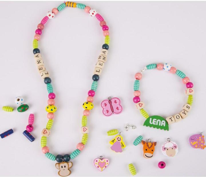 Image du produit Lena perles de bois et lettres