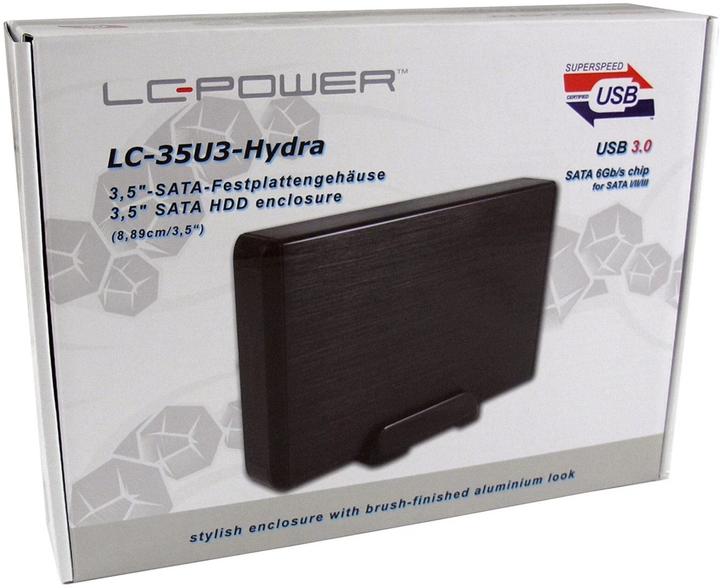 Actual product image LC-Power ext. 3.5" Enclosure LC-35U3-HYDRA (3.5")
