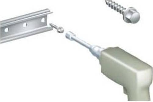 Actual product image Schneider Electric Self-tapping screw 6.3x16mm+ captive NSYS16M6HS (100 Screws per piece)