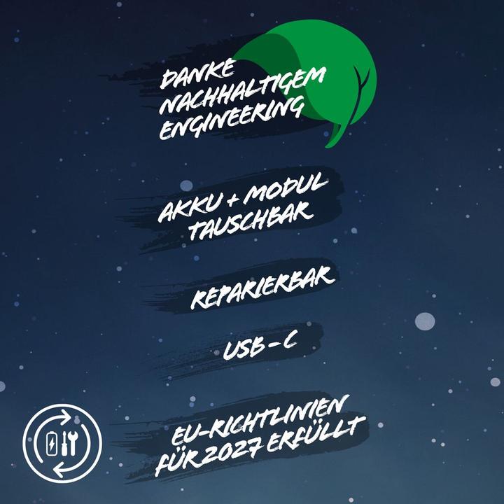 Image du produit Briloner Brilo unplugged RIFFLE Akku Mini Tischleuchte mit Lichtkante - Pastellgrün (150 lm)