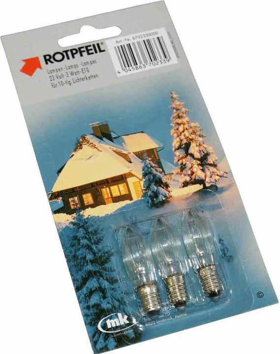 Produktbild Rotpfeil Toplampen (3 Stk.)