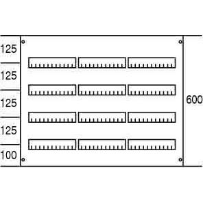 Thumbnail - Striebel & John, Verteilerschrank Zubehör, STR AS34 Abdeckung 600x750mm m.Schlitz