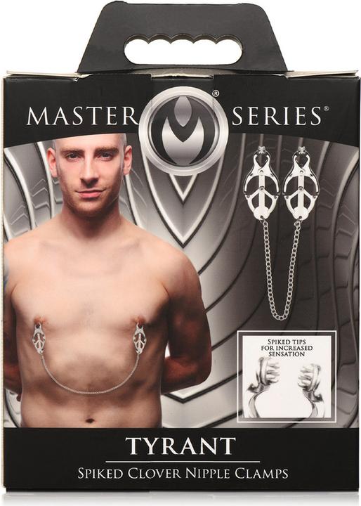 Actual product image Frisky Tyrant - Spiked Clover Nipple Clamps