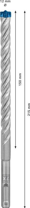 Image du produit Bosch Professional Zubehör Forets marteau EXPERT SDS plus-7X, 12 x 150 x 215 mm, 10 pcs. (12 millimètres)
