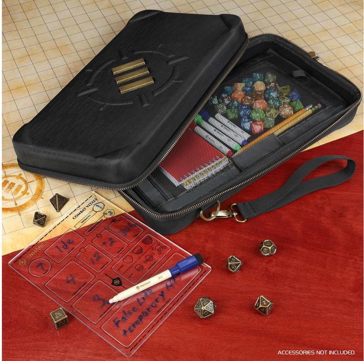 Image du produit Enhance Tabletop RPGs Community Dice Organizer Case & XL Rolling Tray Noir