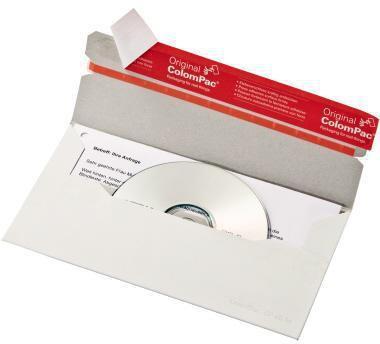 Produktbild Colompac CD/DVD Versandtasche Fenster vorhanden: Nein Verschlusstechnik: mit Selbstklebung (1 Stk.)