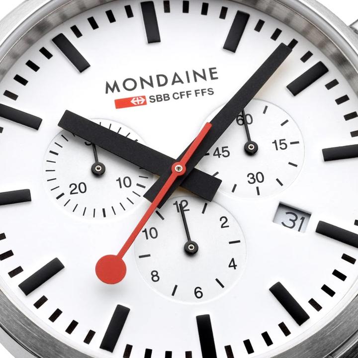 Actual product image Mondaine Neo Vegan (Chronograph, 41 mm)