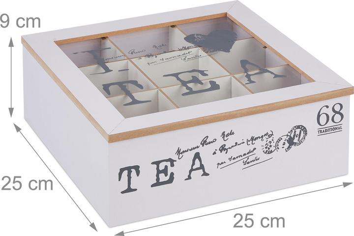 Produktbild Relaxdays Teebox