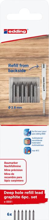 Actual product image Edding 8881 - Refill (6x)