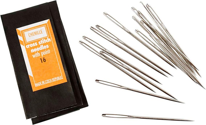 Productafbeelding Creativ Company Borduurnaalden met Scherpe punt, 5,4cm, 25st.