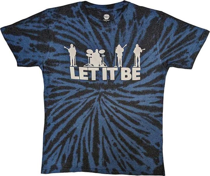 Produktbild The Beatles Erwachsene Let It Be Silhouette Tie Dye TShirt (XL)