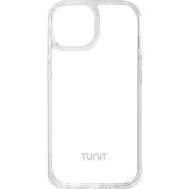 Tunit TTIP15CL Handytasche 15,5 cm (6,1') Abdeckung Transparent (Apple iPhone 15), Smartphone Hülle, Transparent