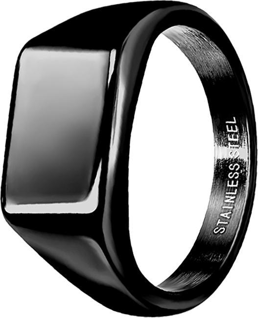 Immagine prodotto Star Piercing Anello nero quadrato piatto (Acciaio chirurgico 316L, senza ottone)
