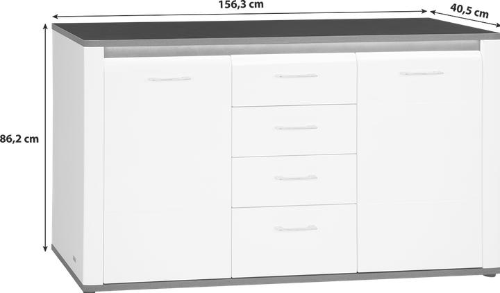 Produktbild Lipo Alassio (156.30 x 40.50 x 86.20 cm)