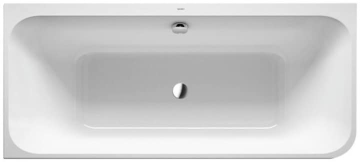 Duravit Vasca rettangolare con curva Happy D,2 80 x 180 cm bianco liscio 7003160000000 (246 l, 180 cm, 80 cm)