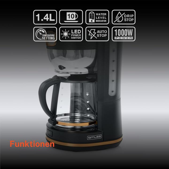 Produktbild Muse MS220 BC Kaffeeautomat schwarz