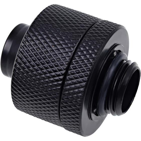 Alphacool 19/13mm Eiszapfen G1/4, Wasserkühlung Anschluss, Schwarz