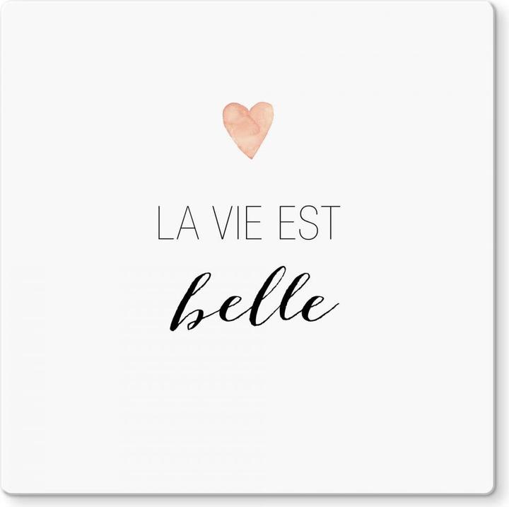 Actual product image Trenddeko Confetti & Cream - La vie est belle (20 x 20 cm)