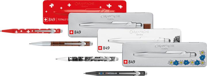 Immagine prodotto Caran d'Ache 849 Scherenschnitt mit Etui (Nero, Argento, 1 x)
