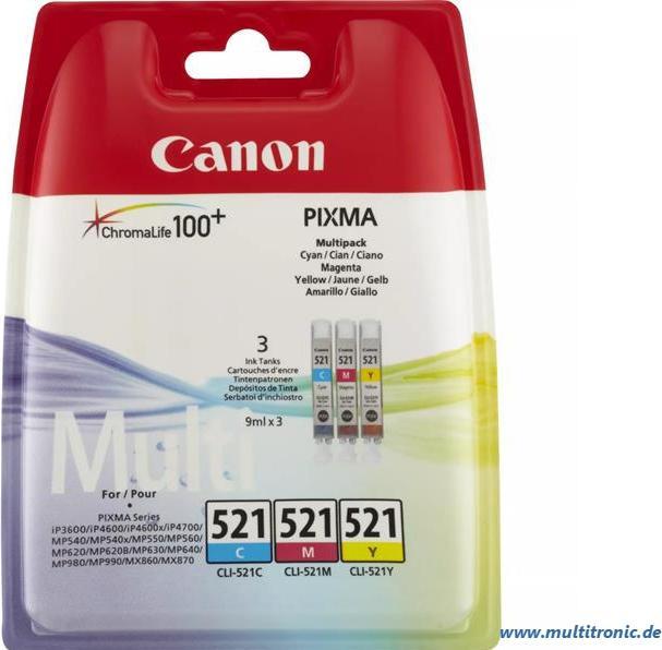 Produktbild Canon Cli-521 (M, Y, C)