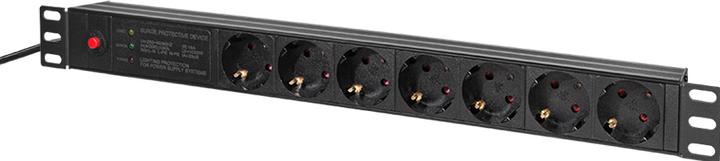 Produktbild LogiLink Steckdosenleiste (7 x, CEE 7/3, 2 m)