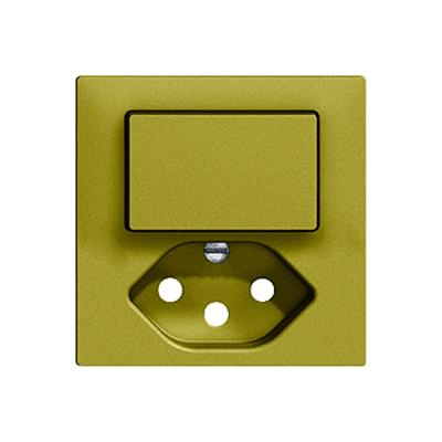 Actual product image Feller Cover set small combi 1-T/T13 olive