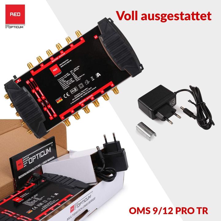 Opticum OMC 912 Pro TR Sat Multiswitch (Multi commutateur)