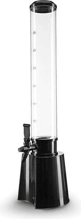 Gourmetmaxx Getränketower 3 l, Schwarz, Material: Kunststoff, Höhe: 76