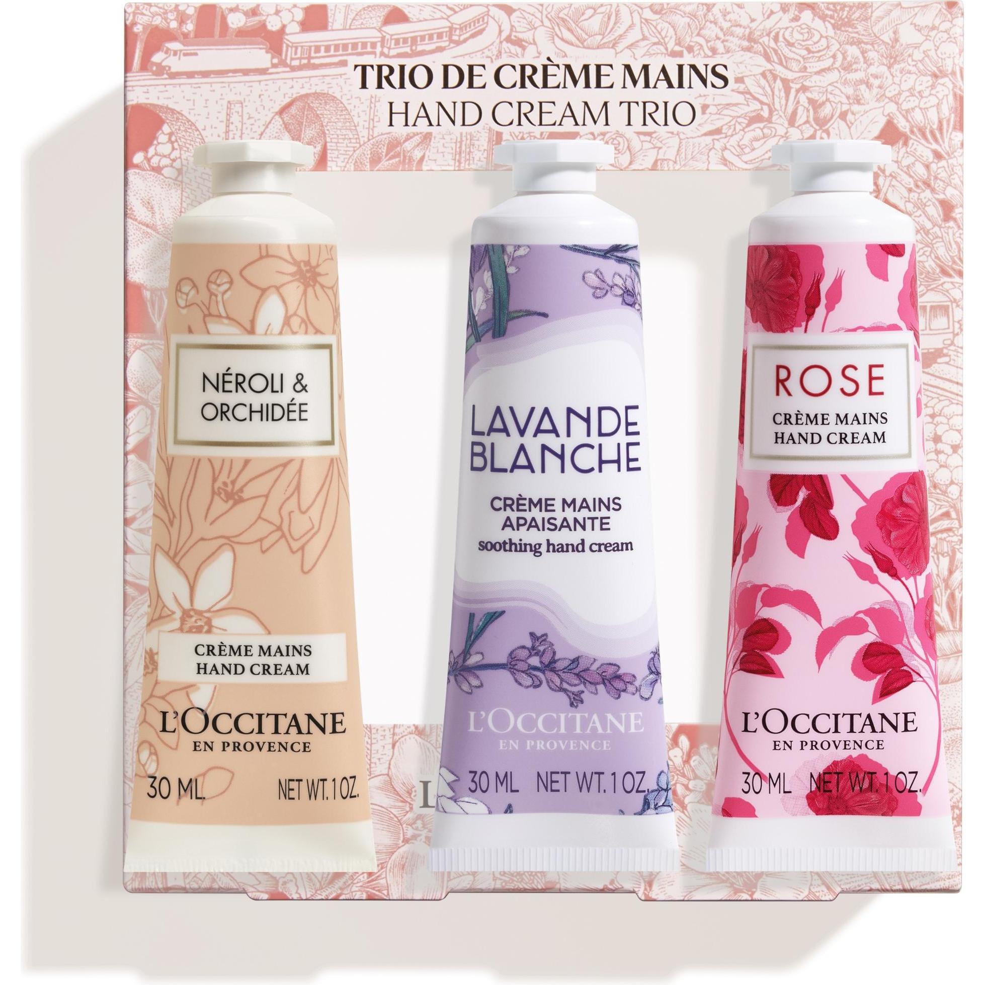L'Occitane, Beauty Geschenkset, Coffrets Christmas 2024 Coffret Trio Cremes Mains Floral (Körperpflegeset)