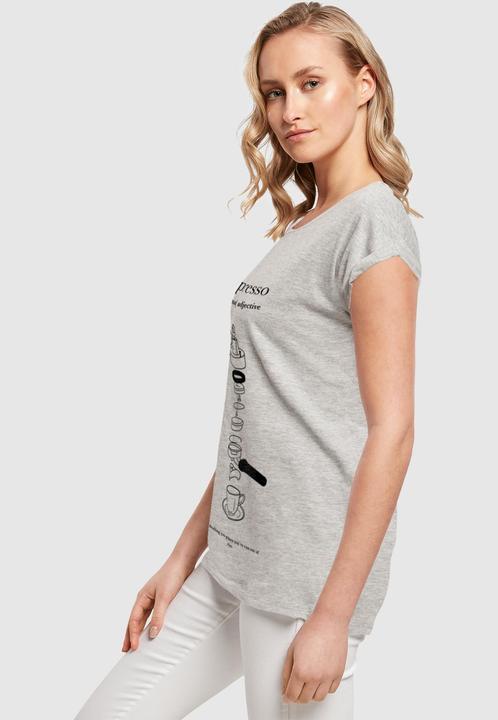 Produktbild Mister Tee MisterTee Ladies Depresso Extended Shoulder Tee - 174691 (L)
