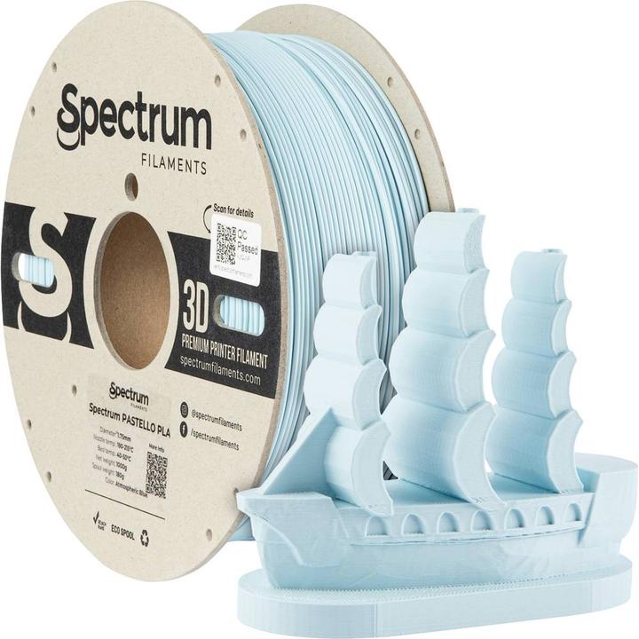 Immagine prodotto Filamento PLA Pastello atmosferico blu1,0kg 1,75mm (1.75 mm, 1000 g)