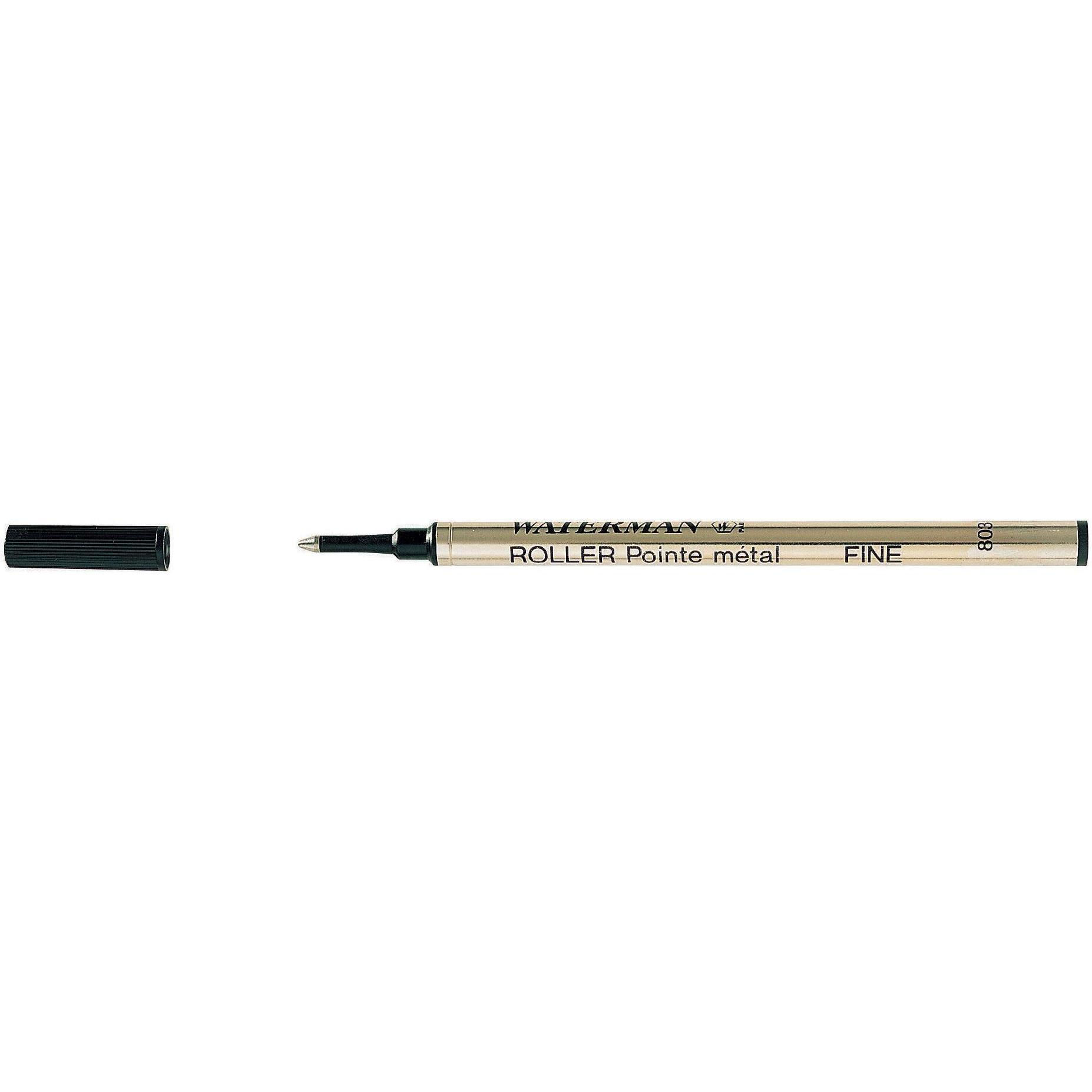 Thumbnail - Waterman, Ersatzpatrone, Rollerballmine (Ersatzmine, Schwarz, 0.40 mm)