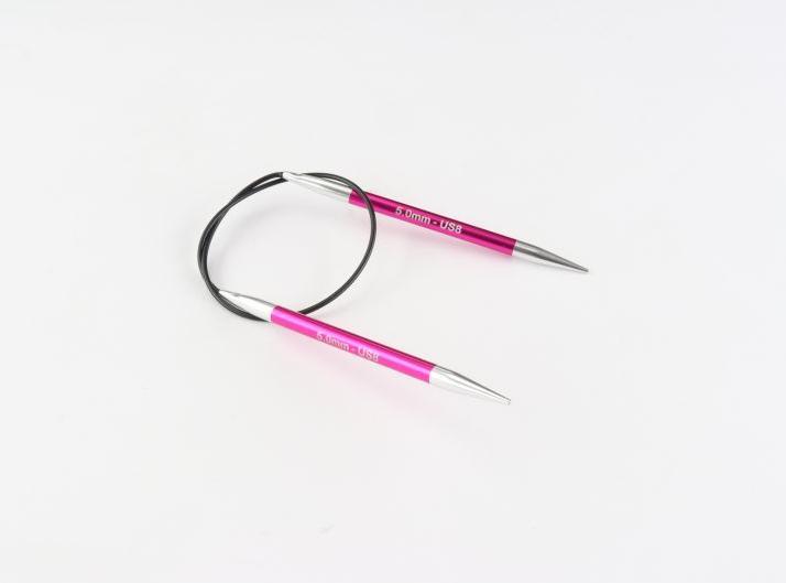Actual product image Knitpro Circular knitting needle ZING coral
