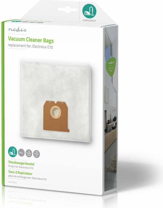 Actual product image Nedis Vacuum Cleaner Bag Elect rolux E10 (4 x)