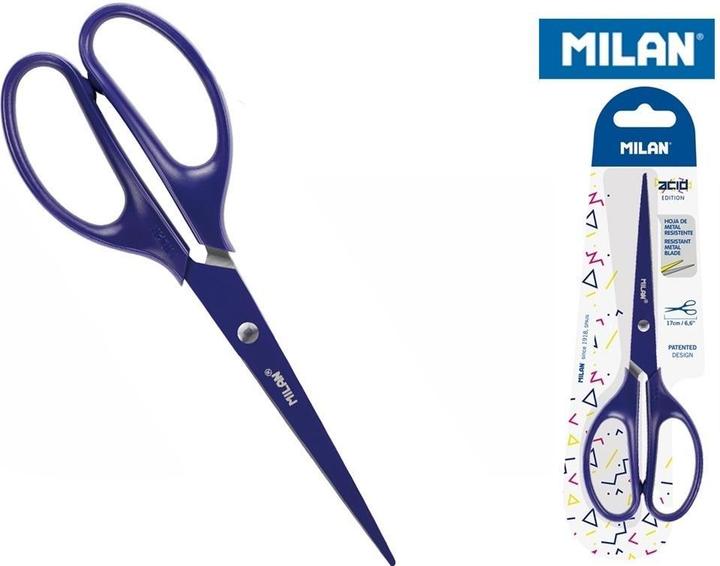 Image du produit Blister Pack Office Scissors Acid Blue 17cm (17 cm)