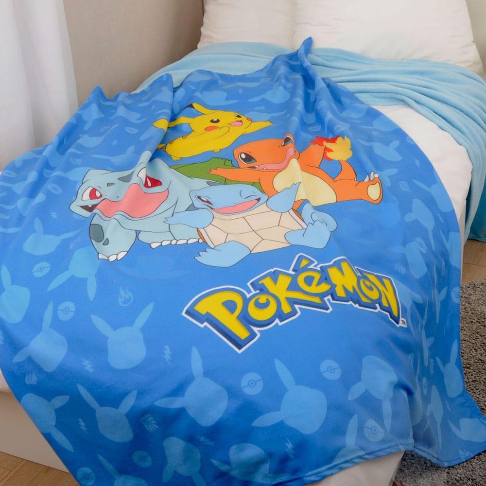 Thumbnail - Herding, Decke, Pokemon couverture polaire Starter Pokemon 130 x 160 cm (130 x 160 cm)