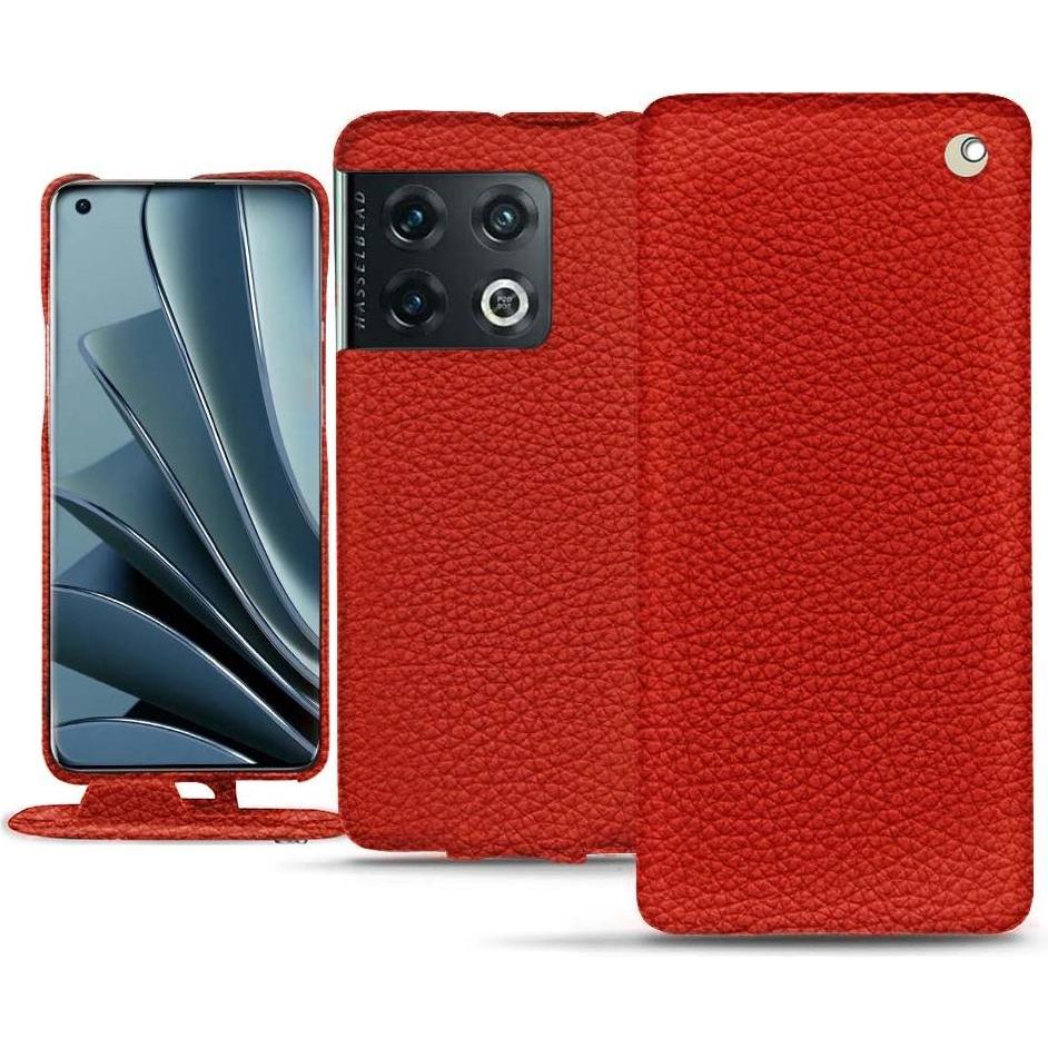 Noreve Lederschutzhülle vertikal (OnePlus 10 Pro), Smartphone Hülle, Orange